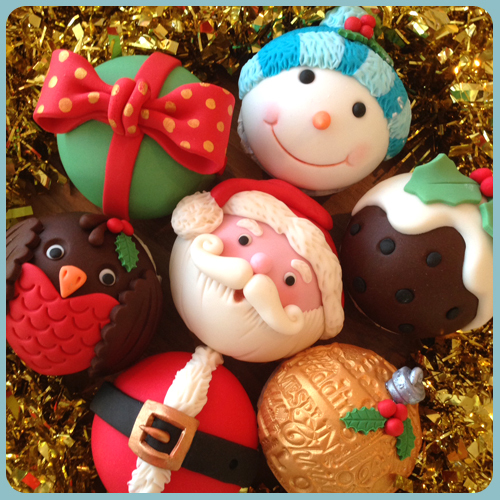 christmas cupcakes, decorating, class, festive, sugarcraft, norwich, norfolk, cake school, scrumptious buns
